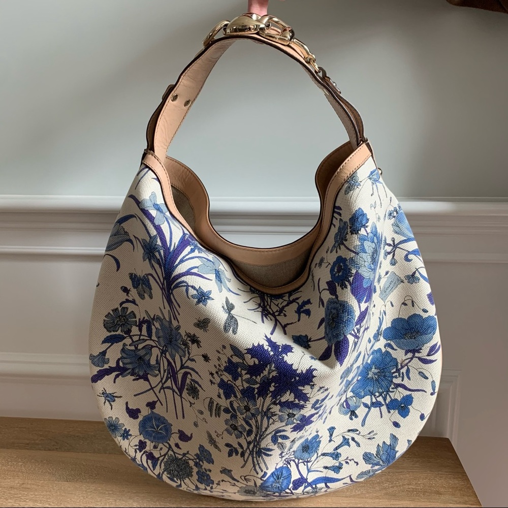 Gucci Wave Flora bag and shoes